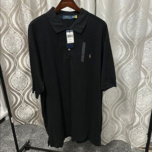 NWT Polo by Ralph Lauren Black Polo Shirt